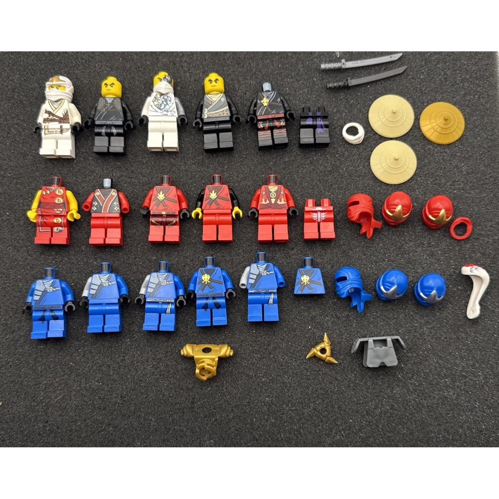 Lego Ninjago Minifigures Lot of PARTS - AUTHENTIC READ